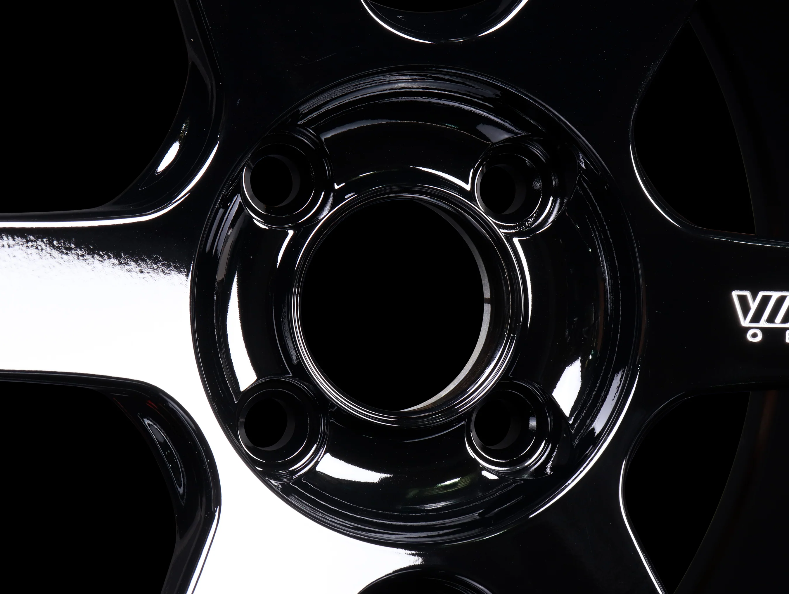 Volk Racing TE37 Sonic Time Attack Edition Wheels - Gloss Black 16x8 / 4x100 / +36 - Image 4