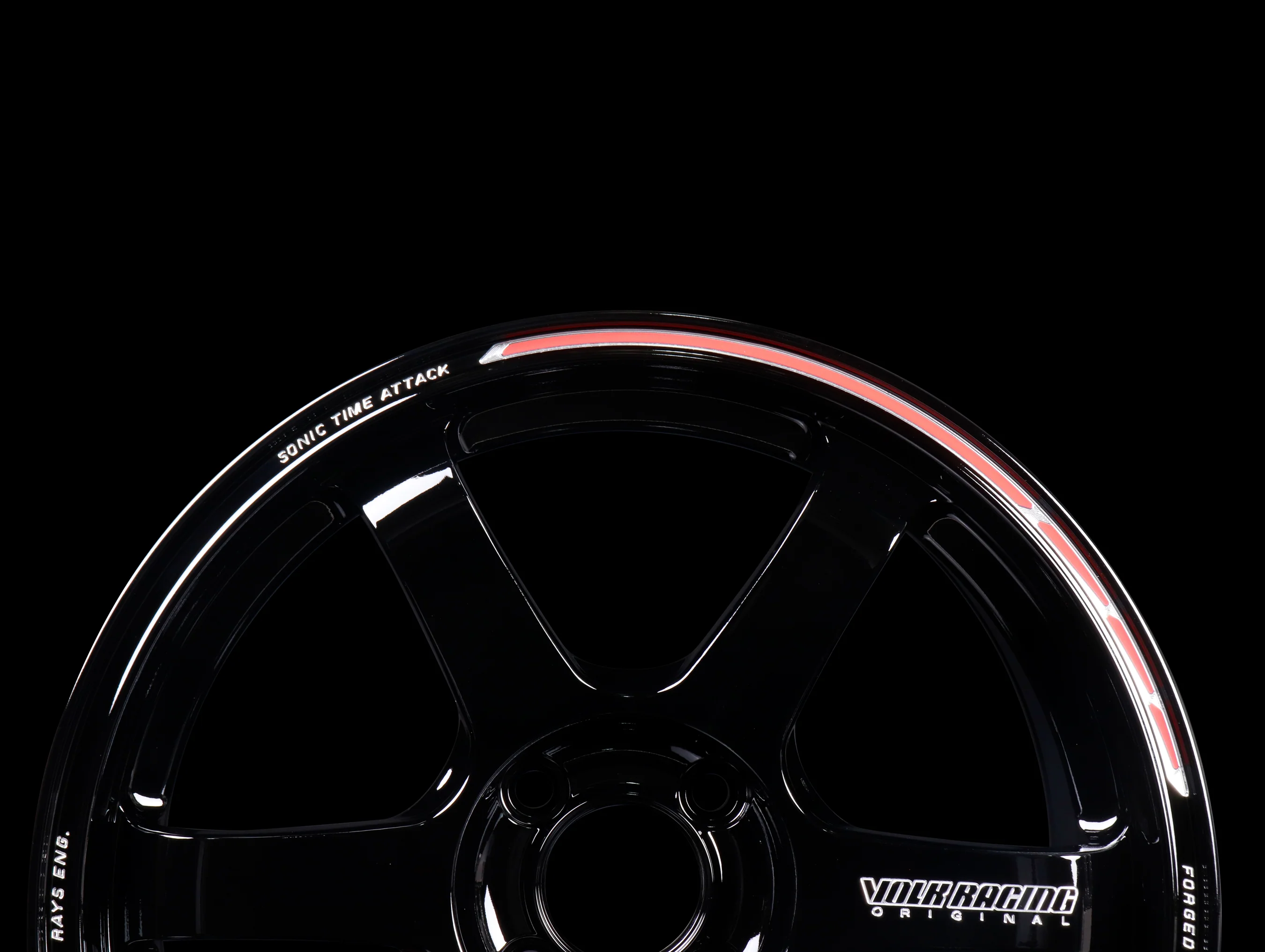 Volk Racing TE37 Sonic Time Attack Edition Wheels - Gloss Black 16x8 / 4x100 / +36 - Image 7