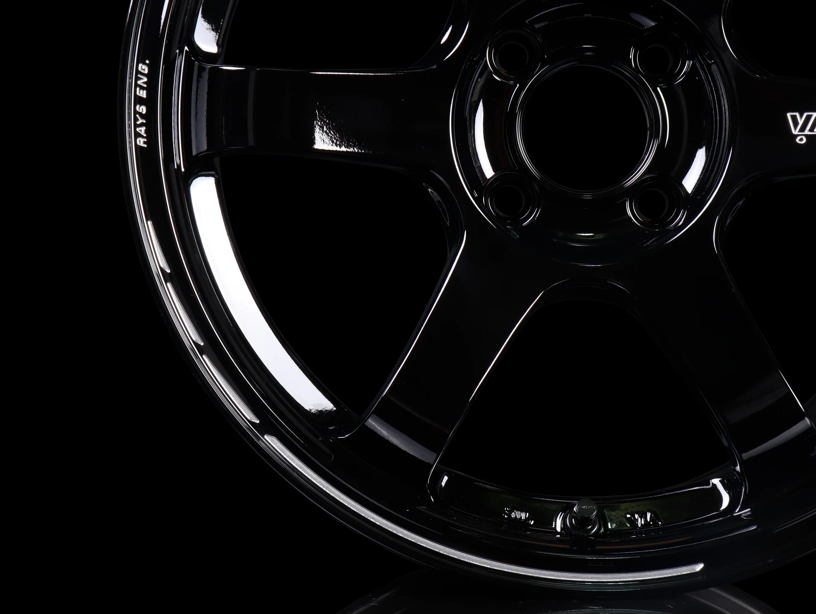 Volk Racing TE37 Sonic Time Attack Edition Wheels - Gloss Black 16x8 / 4x100 / +36 - Image 8