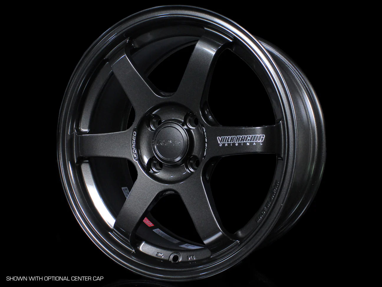 Volk Racing TE37 Sonic Wheels - Diamond Dark Gunmetal 16x8 / 4x100 / +25 - Image 3