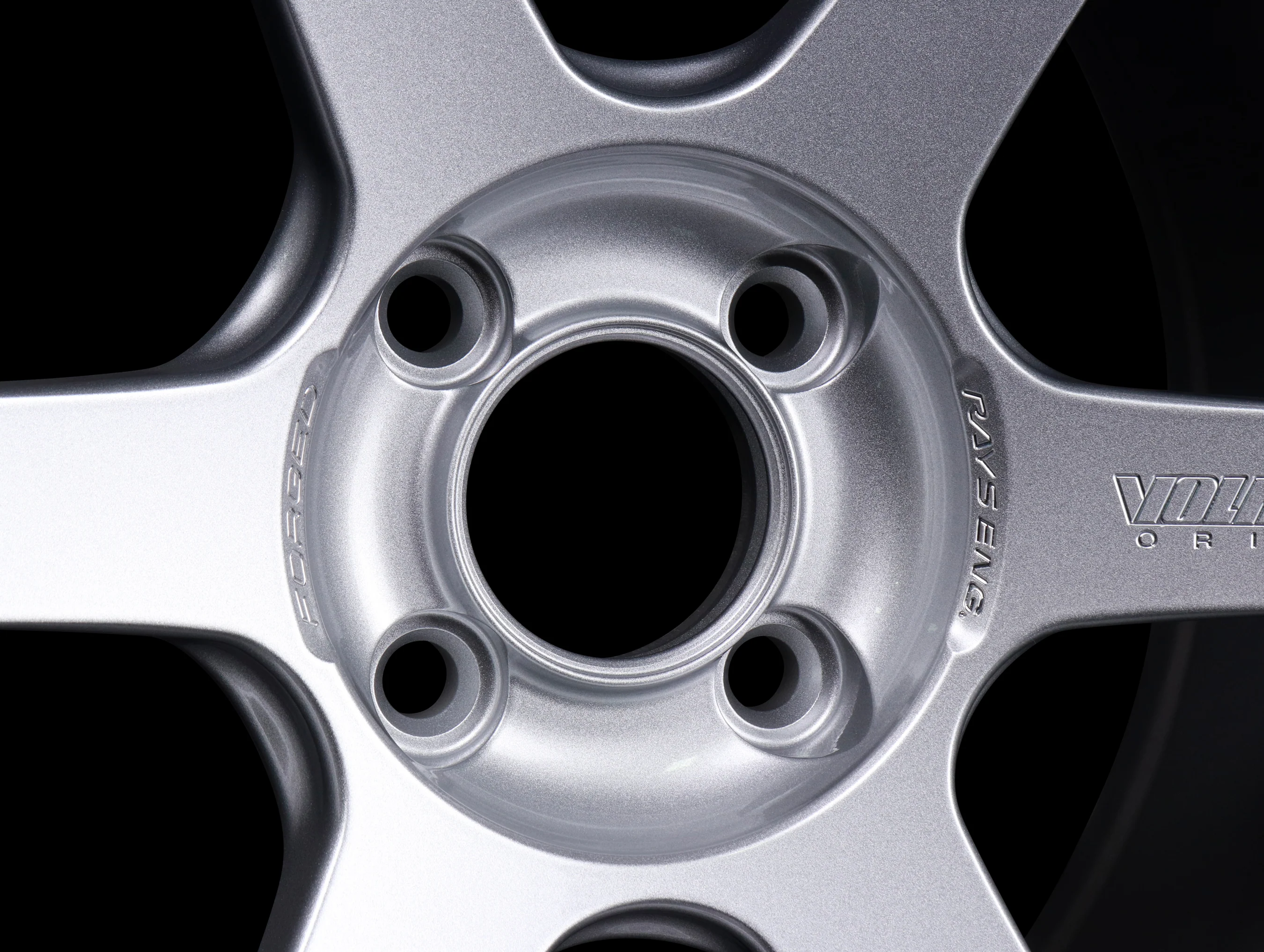 Volk Racing TE37 Sonic Wheels - Diamond Silver 16x8 / 4x100 / +35 - Image 4