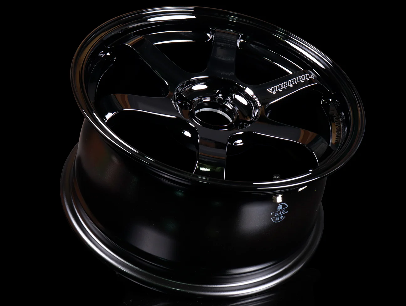 Volk Racing TE37 Sonic Wheels - Gloss Black 16x8 / 4x100 / +35 - Image 3