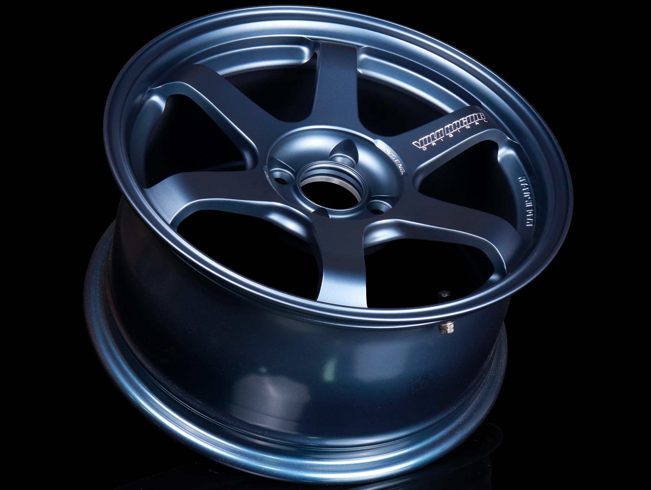 Volk Racing TE37 Sonic Wheels - Matte Blue Gunmetal / 16x8 / 4x100 / +35 - Image 3
