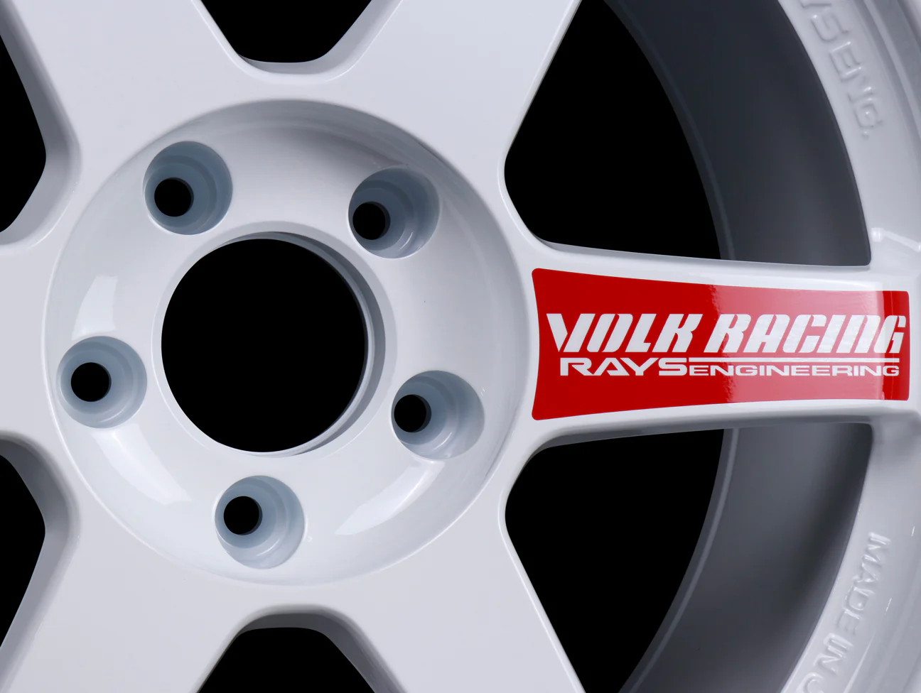 Volk Racing TE37SL Super Lap Edition - Dash White 18x9.5 / 5x114 / +40 - Image 4