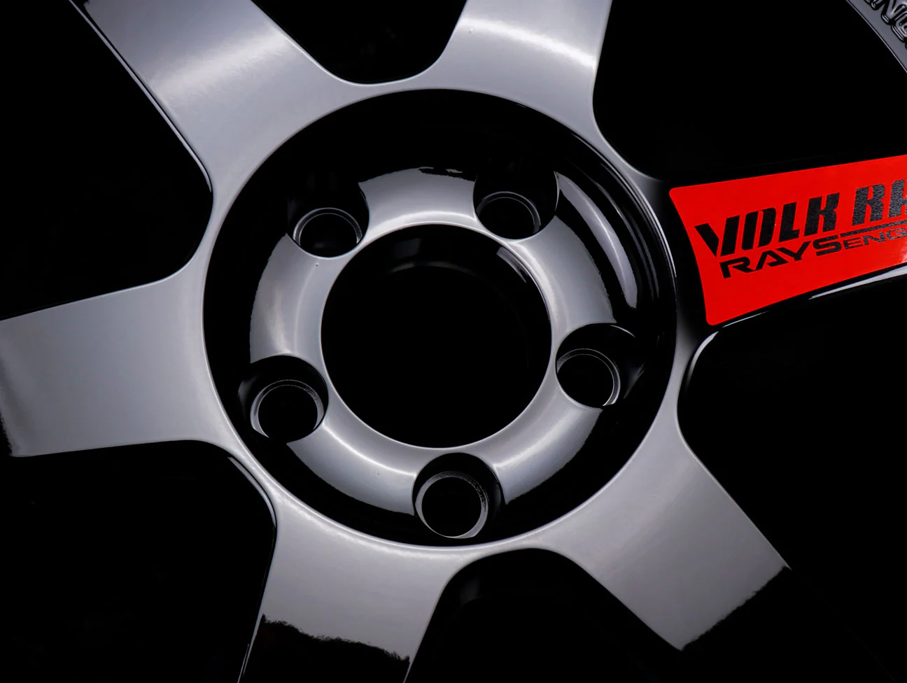 Volk Racing TE37SL Super Lap Edition - Gloss Black 18x9.5 / 5x114 / +40 - Image 4