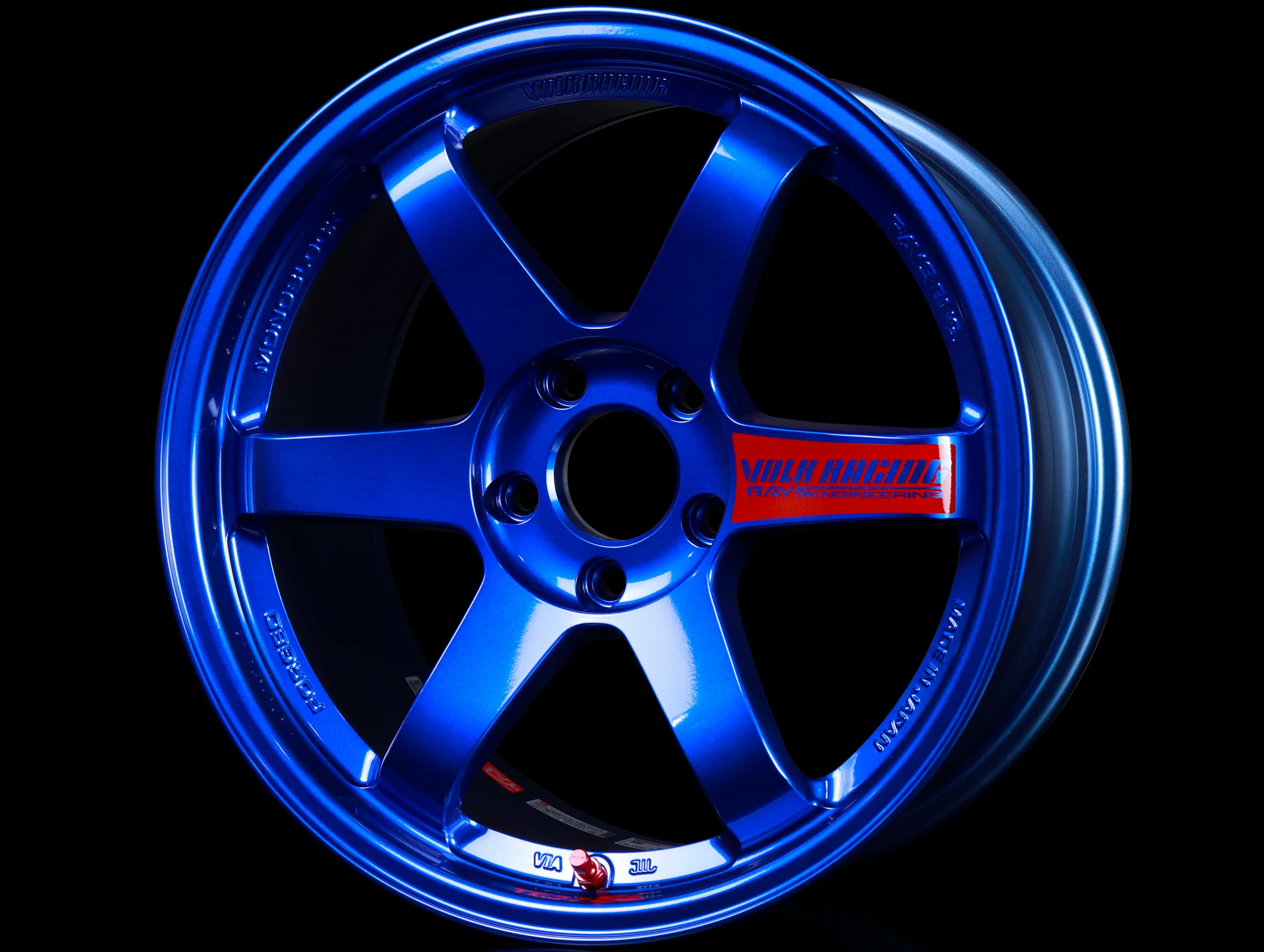 Volk Racing TE37SL Super Lap Edition - Hyper Blue 18x9.5 / 5x120 - Image 2