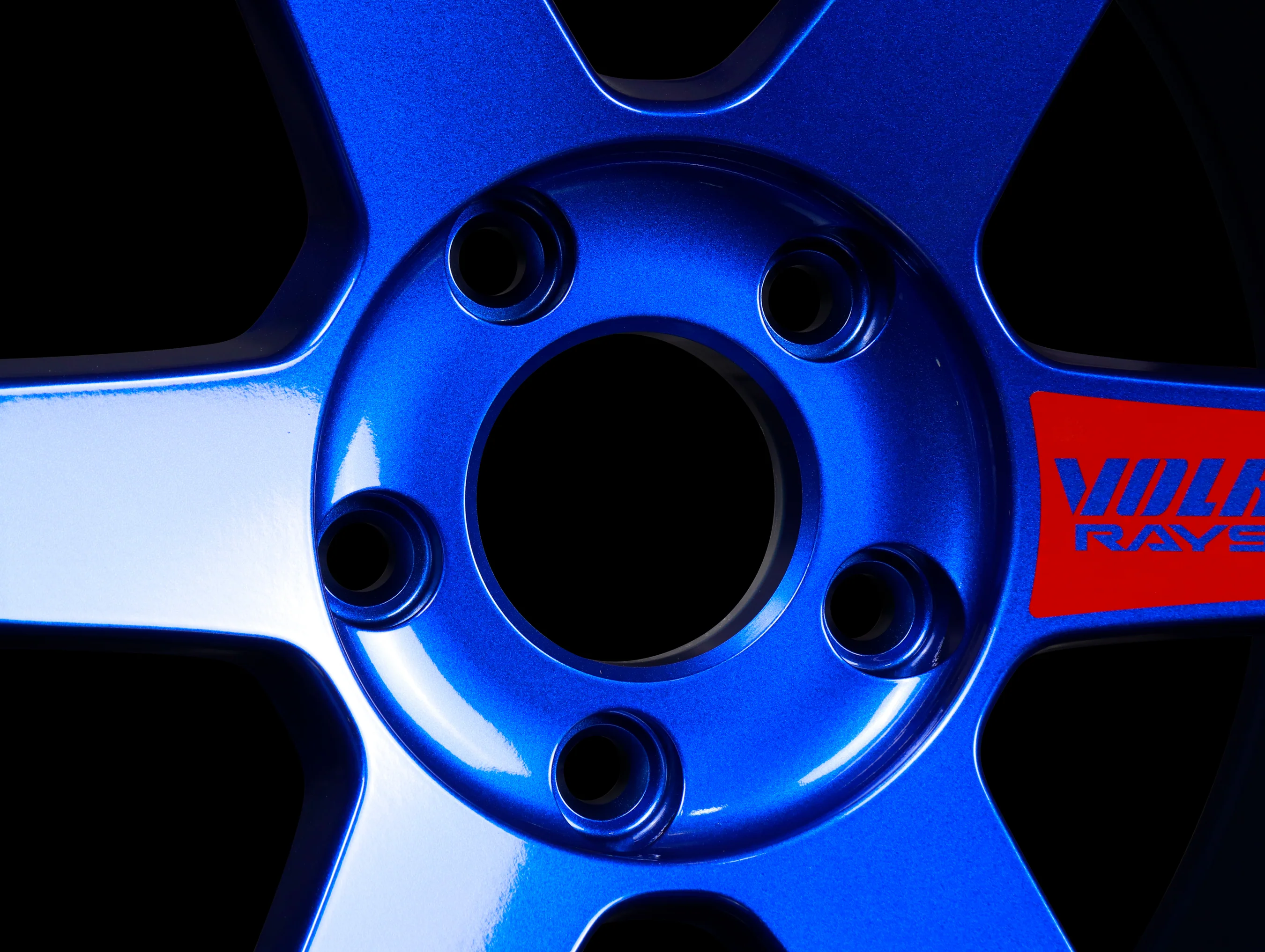 Volk Racing TE37SL Super Lap Edition - Hyper Blue 18x9.5 / 5x120 - Image 4