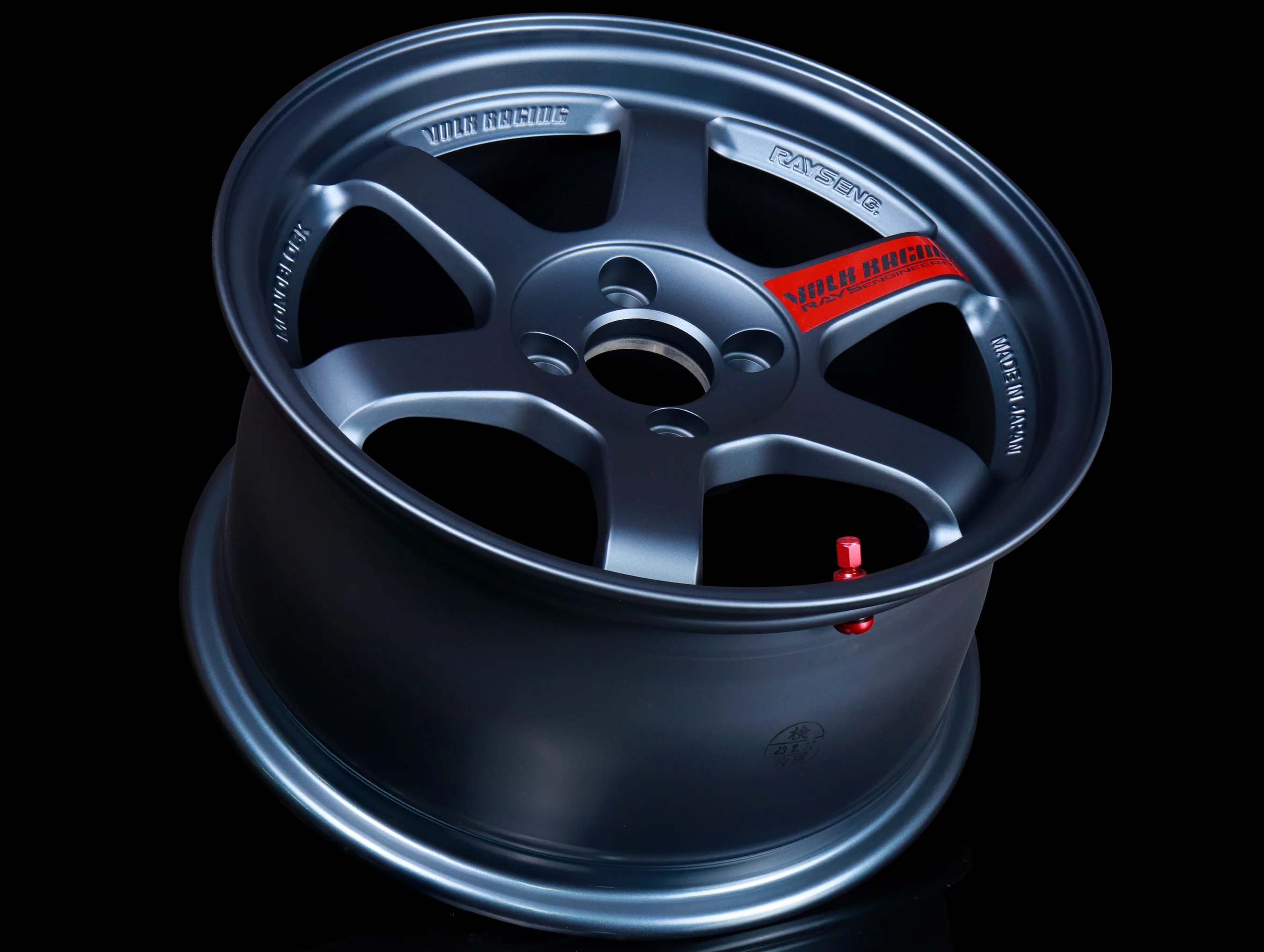 Volk Racing TE37SL Super Lap Edition - Matte Blue Gunmetal 15x8.0 / 4x100 / +35 - Image 3