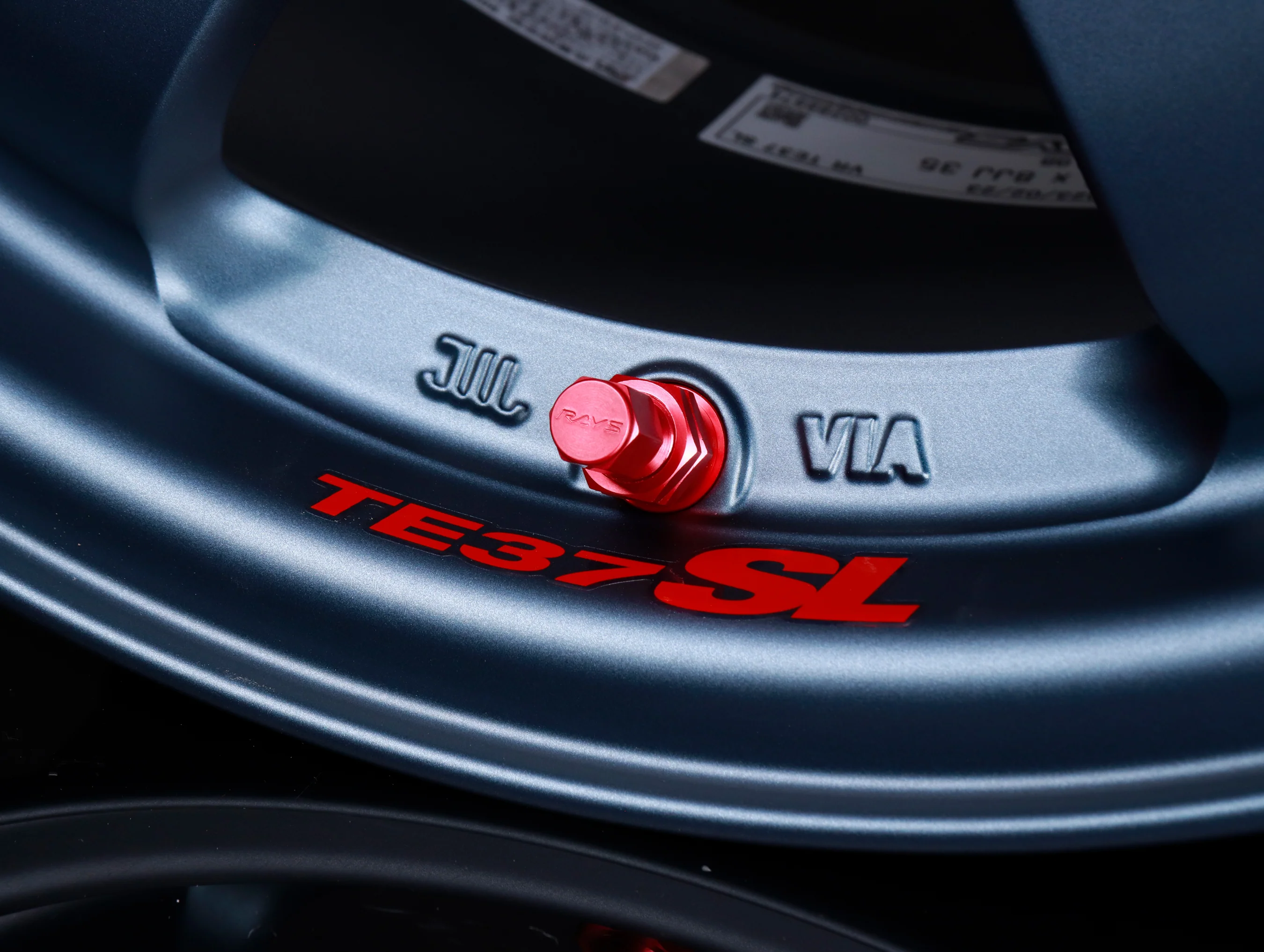 Volk Racing TE37SL Super Lap Edition - Matte Blue Gunmetal 15x8.0 / 4x100 / +35 - Image 9