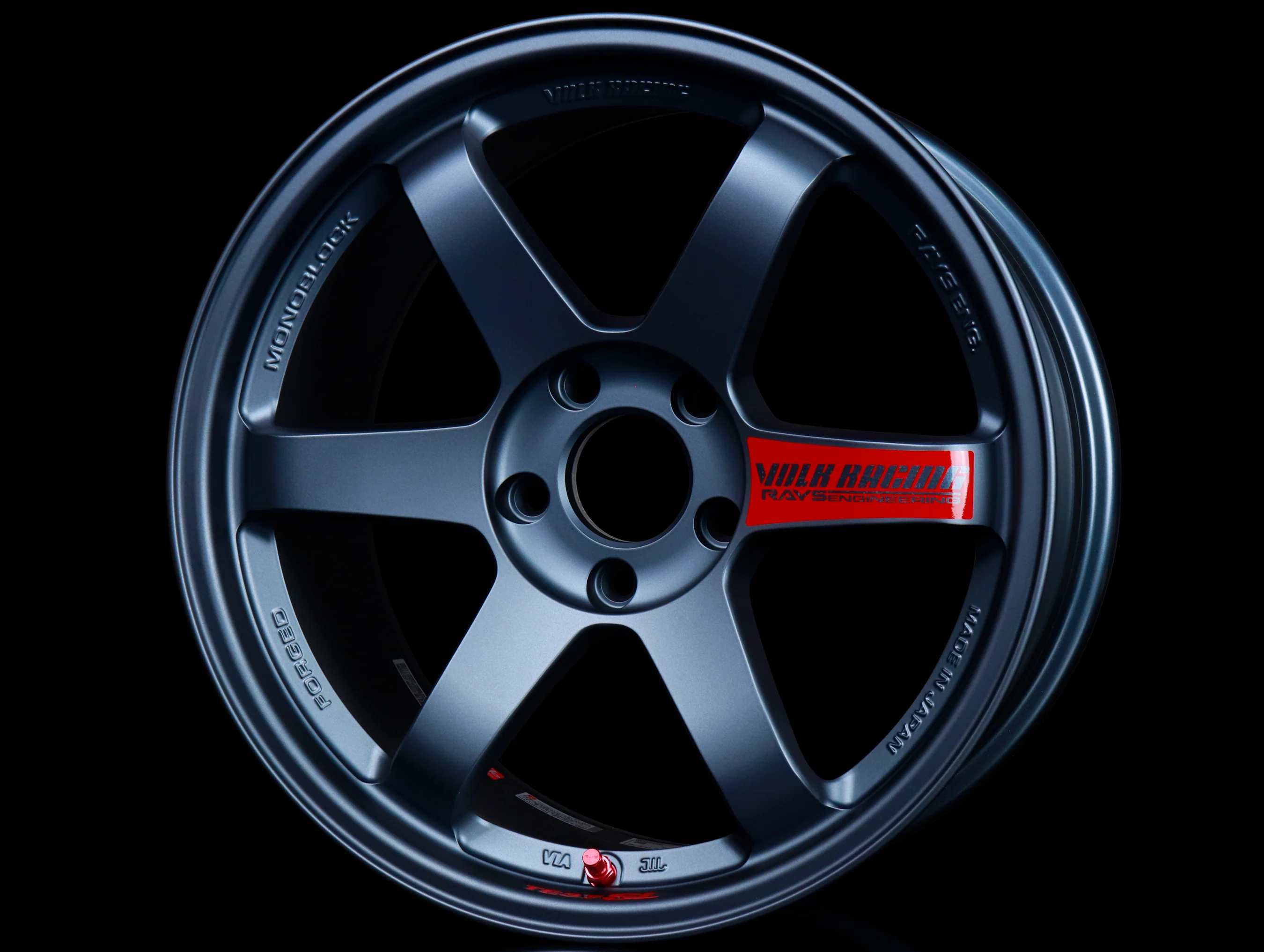 Volk Racing TE37SL Super Lap Edition - Matte Blue Gunmetal / 18x9.5 / 5x120 - Image 2