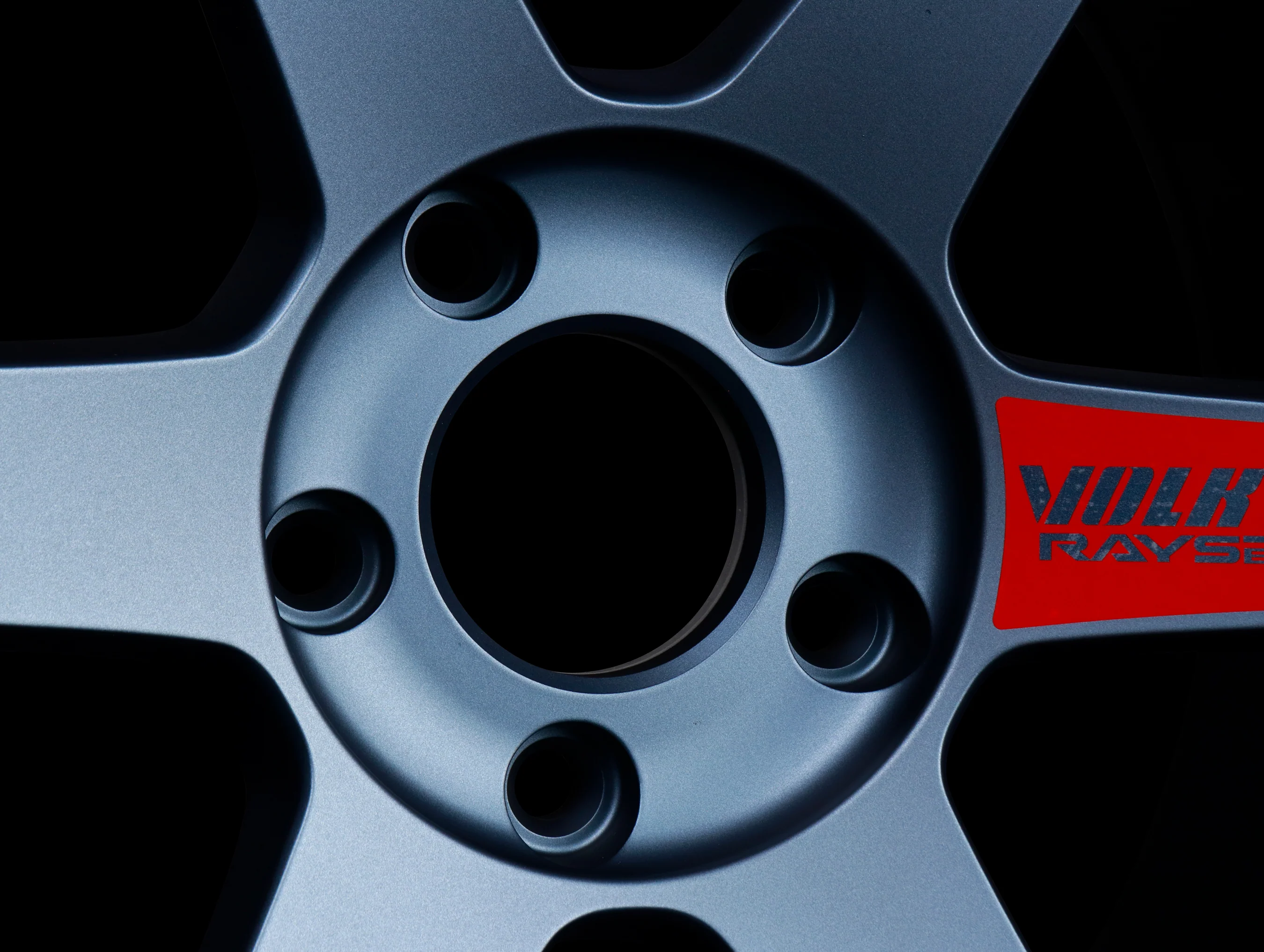 Volk Racing TE37SL Super Lap Edition - Matte Blue Gunmetal / 18x9.5 / 5x120 - Image 4