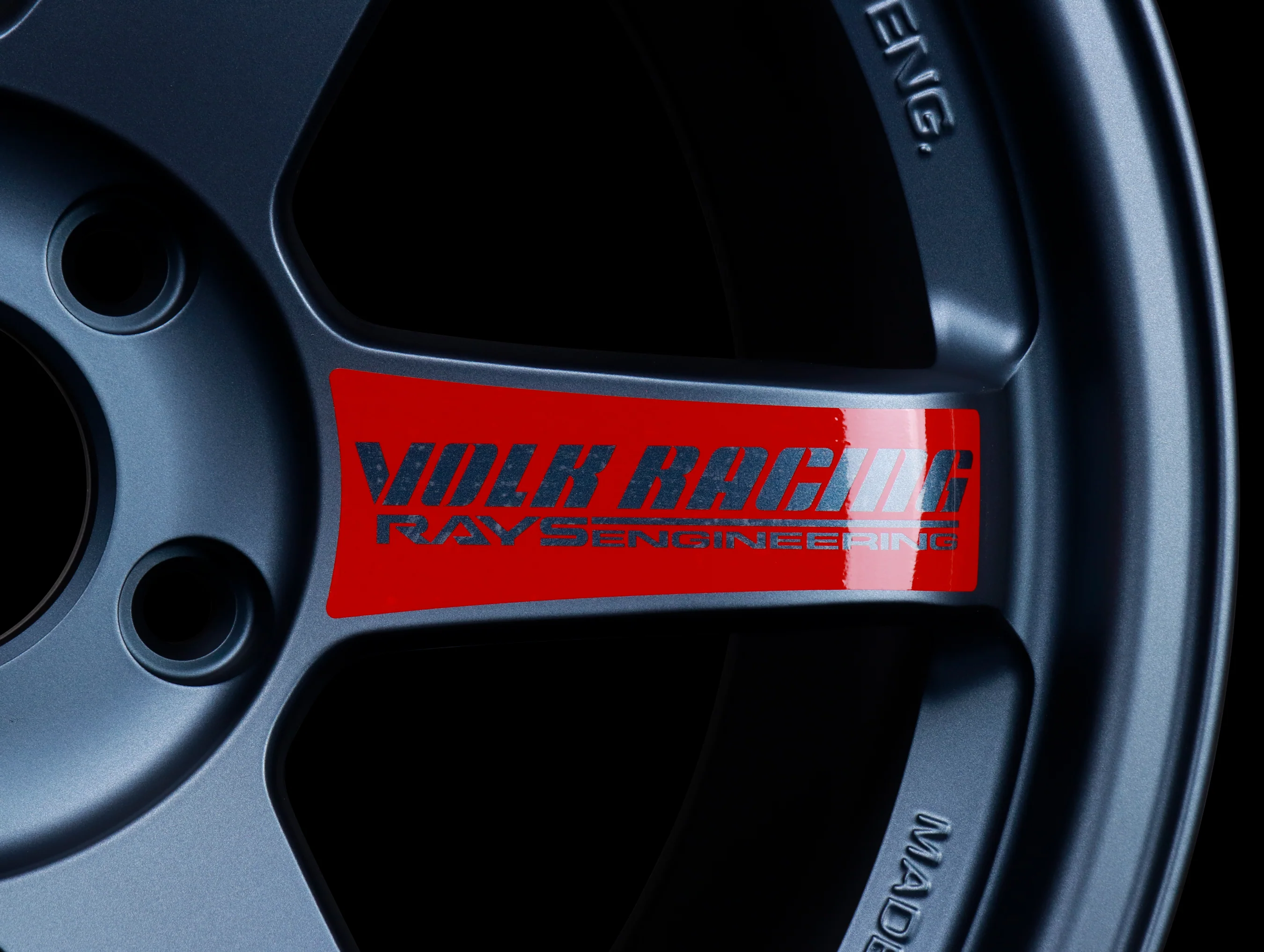Volk Racing TE37SL Super Lap Edition - Matte Blue Gunmetal / 18x9.5 / 5x120 - Image 5