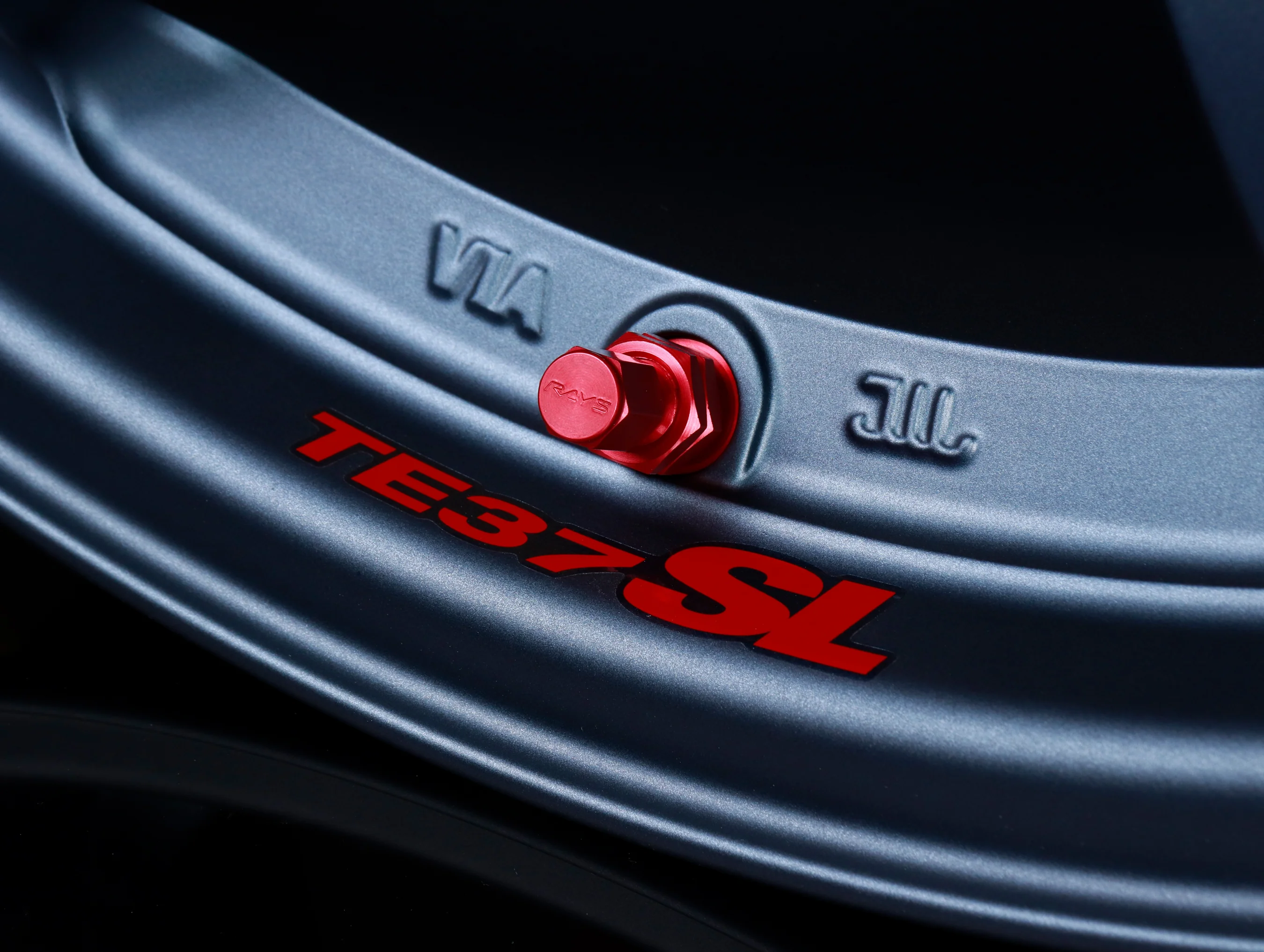 Volk Racing TE37SL Super Lap Edition - Matte Blue Gunmetal / 18x9.5 / 5x120 - Image 9