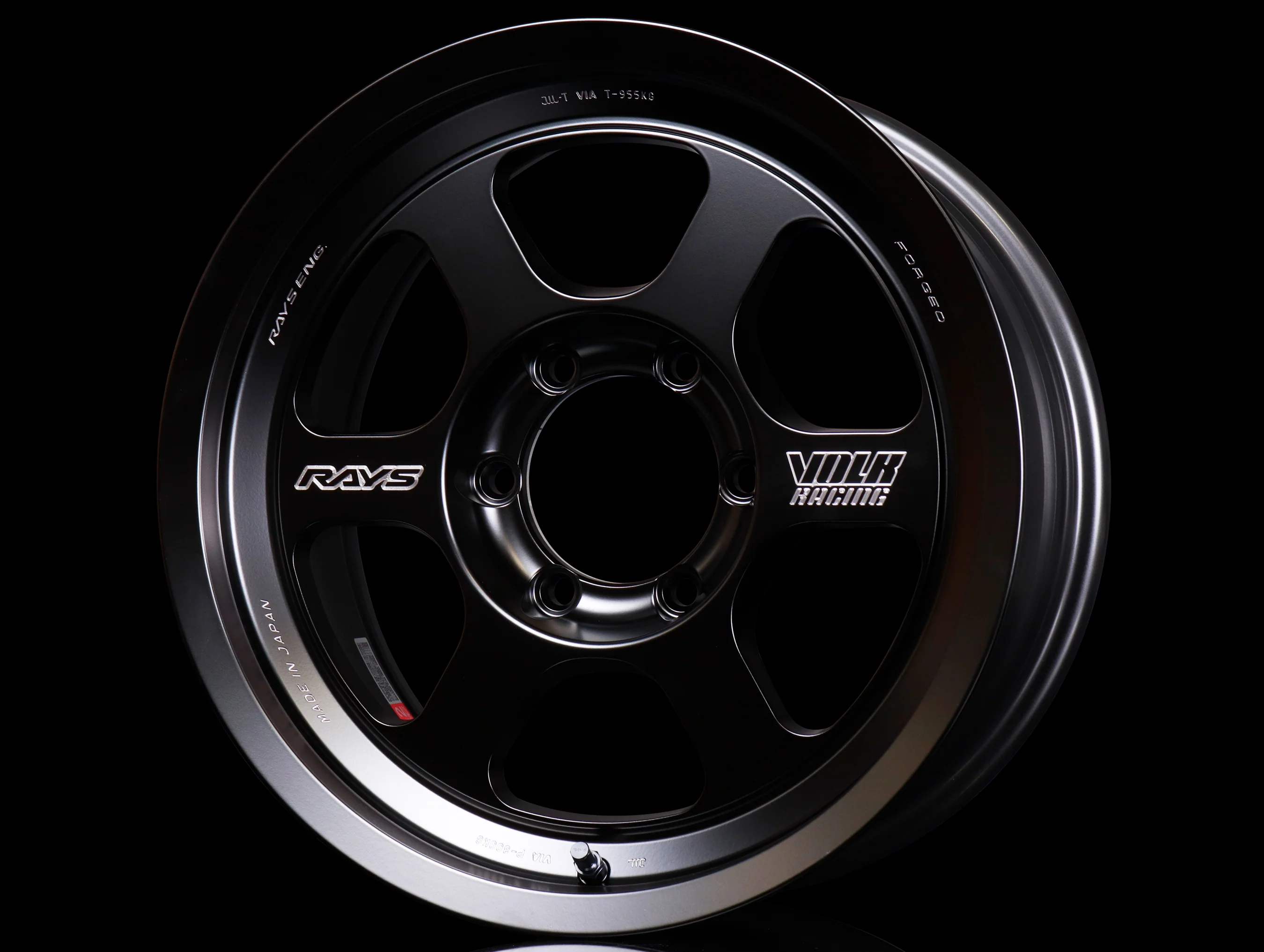 Volk Racing TE37XT Black Shadow Wheels - 17x8 / 6x139 - Image 2