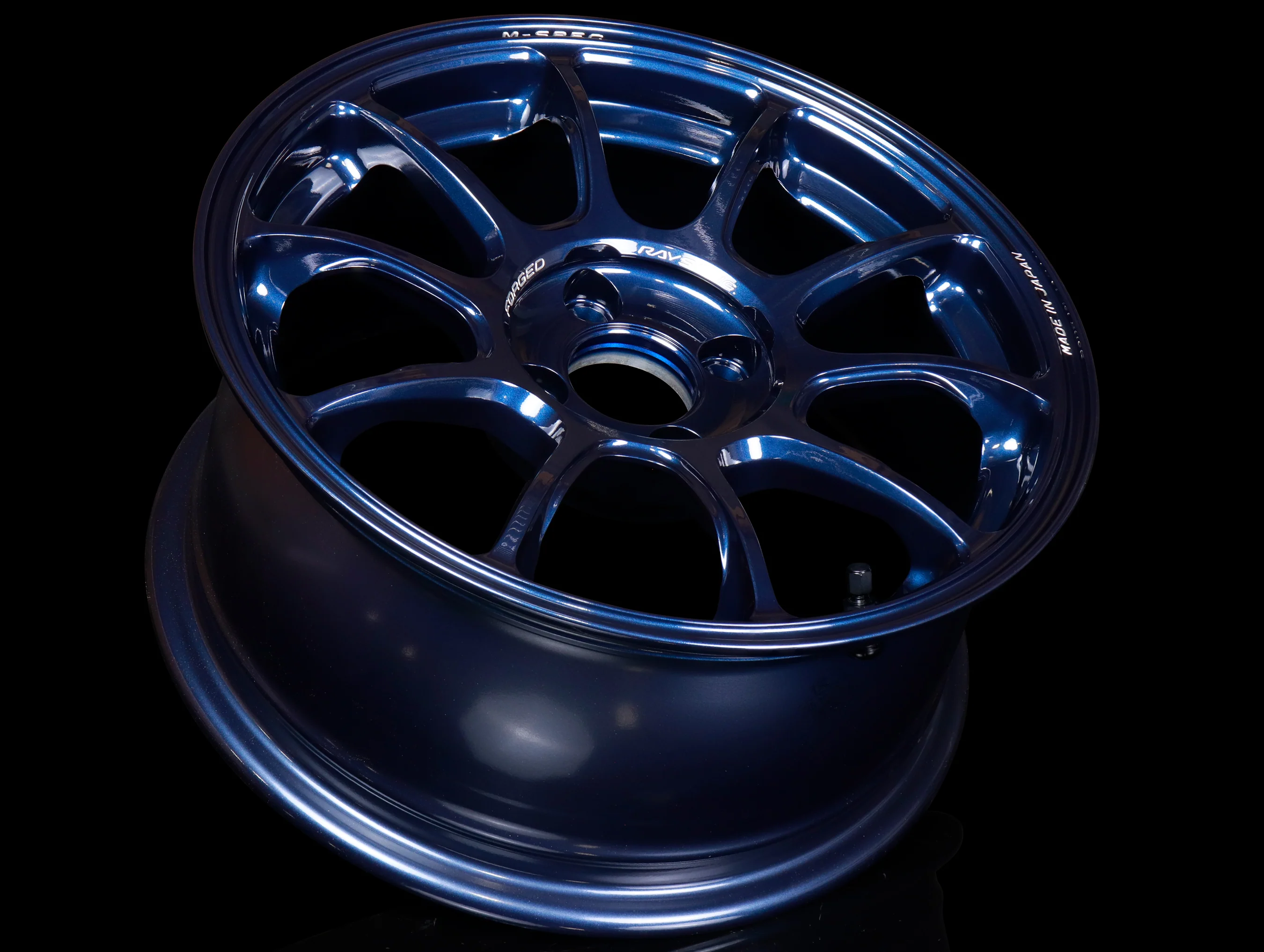 Volk Racing ZE40 M-Spec Wheels - Mag Blue / 15x8 / 4x100 - Image 3