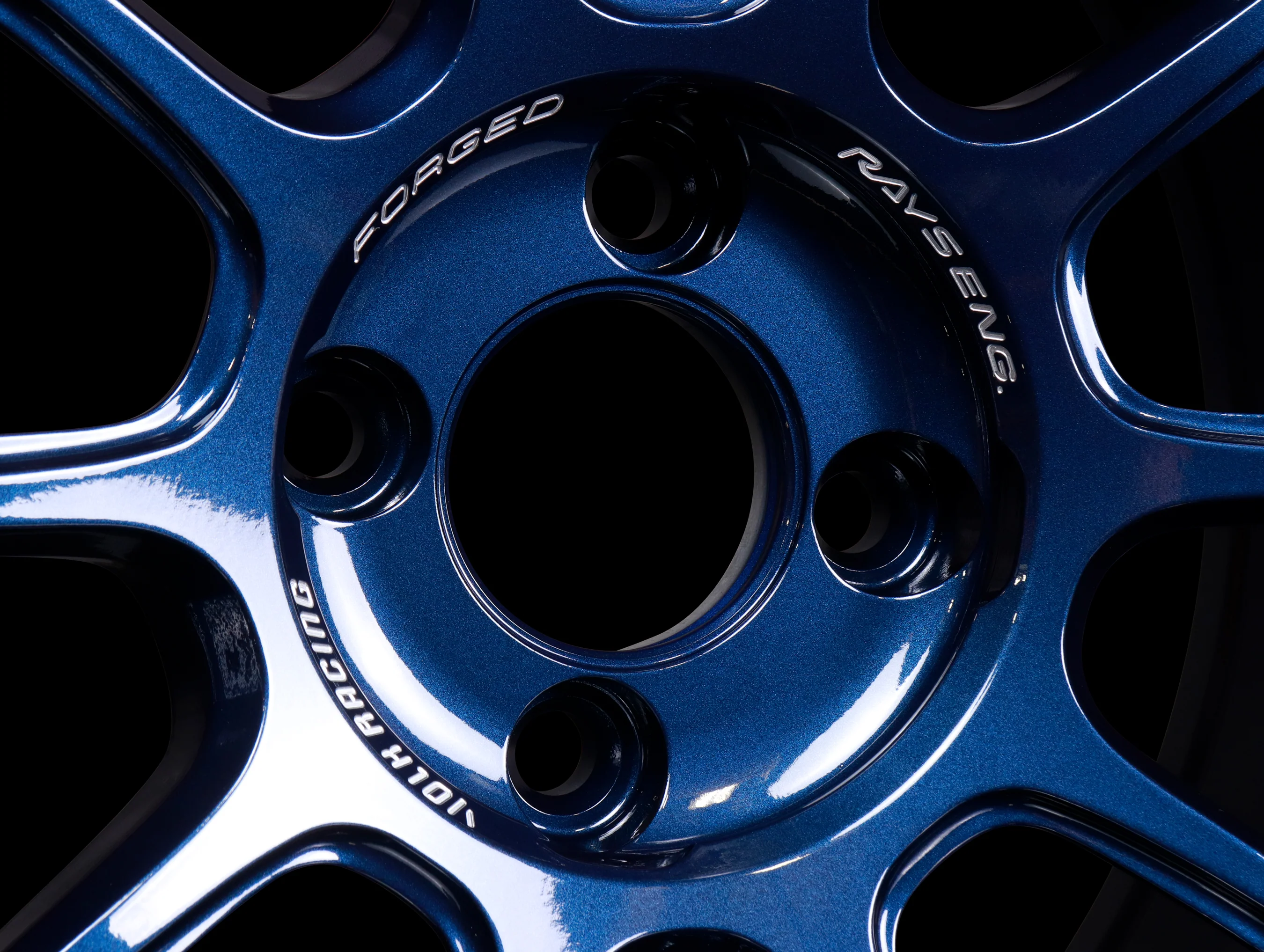 Volk Racing ZE40 M-Spec Wheels - Mag Blue / 15x8 / 4x100 - Image 4