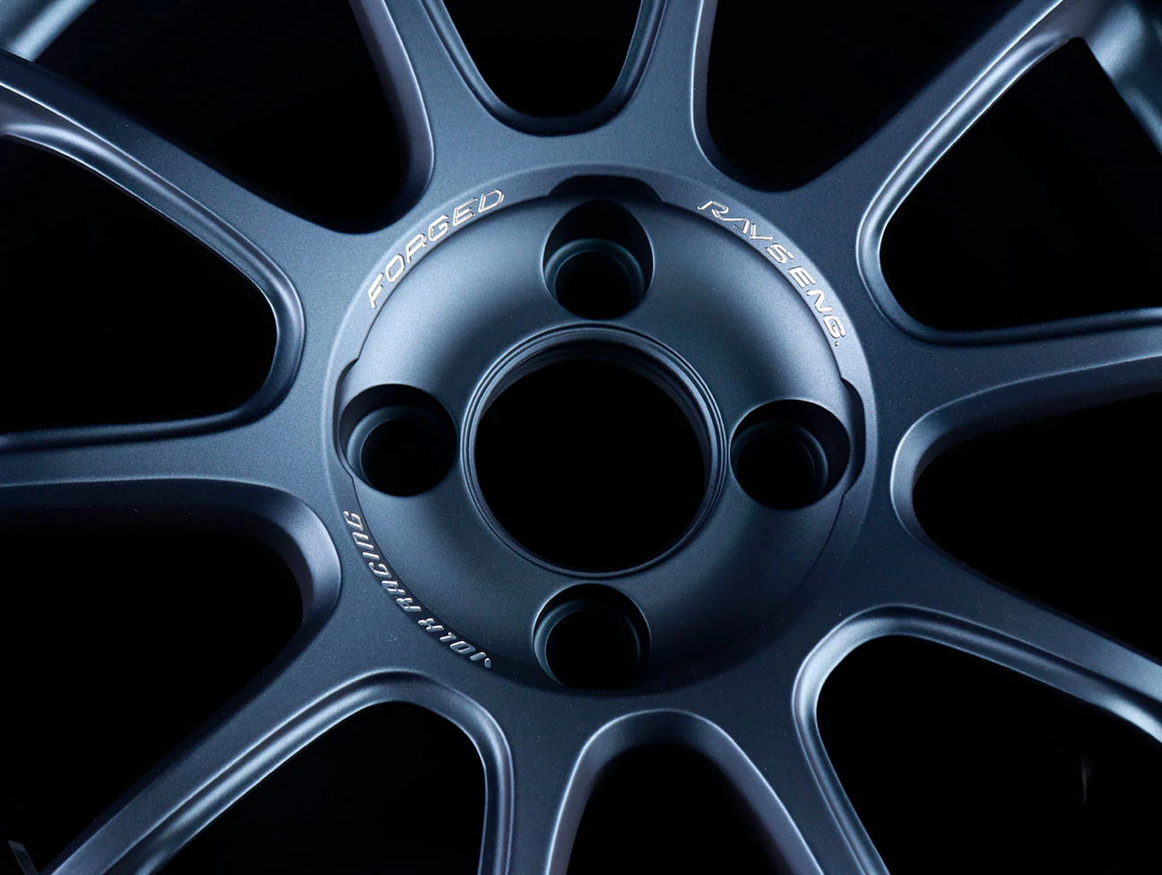 Volk Racing ZE40 Wheels - Matte Blue / 16x8.0 / 4x100 / +35 - Image 4