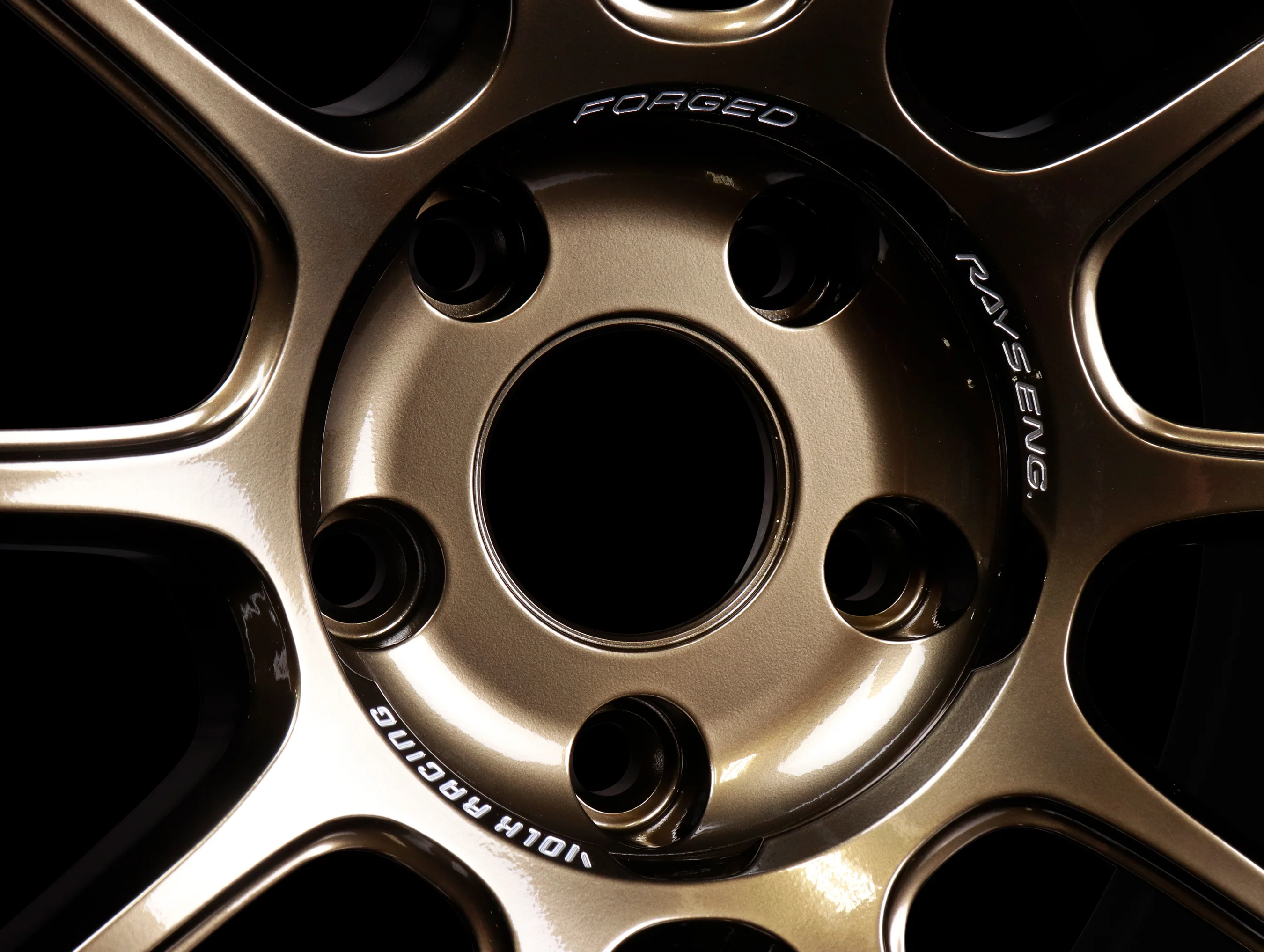 Volk Racing ZE40 Wheels - Shining Bronze Metal - 18x9.5 / 5x120 - Image 4