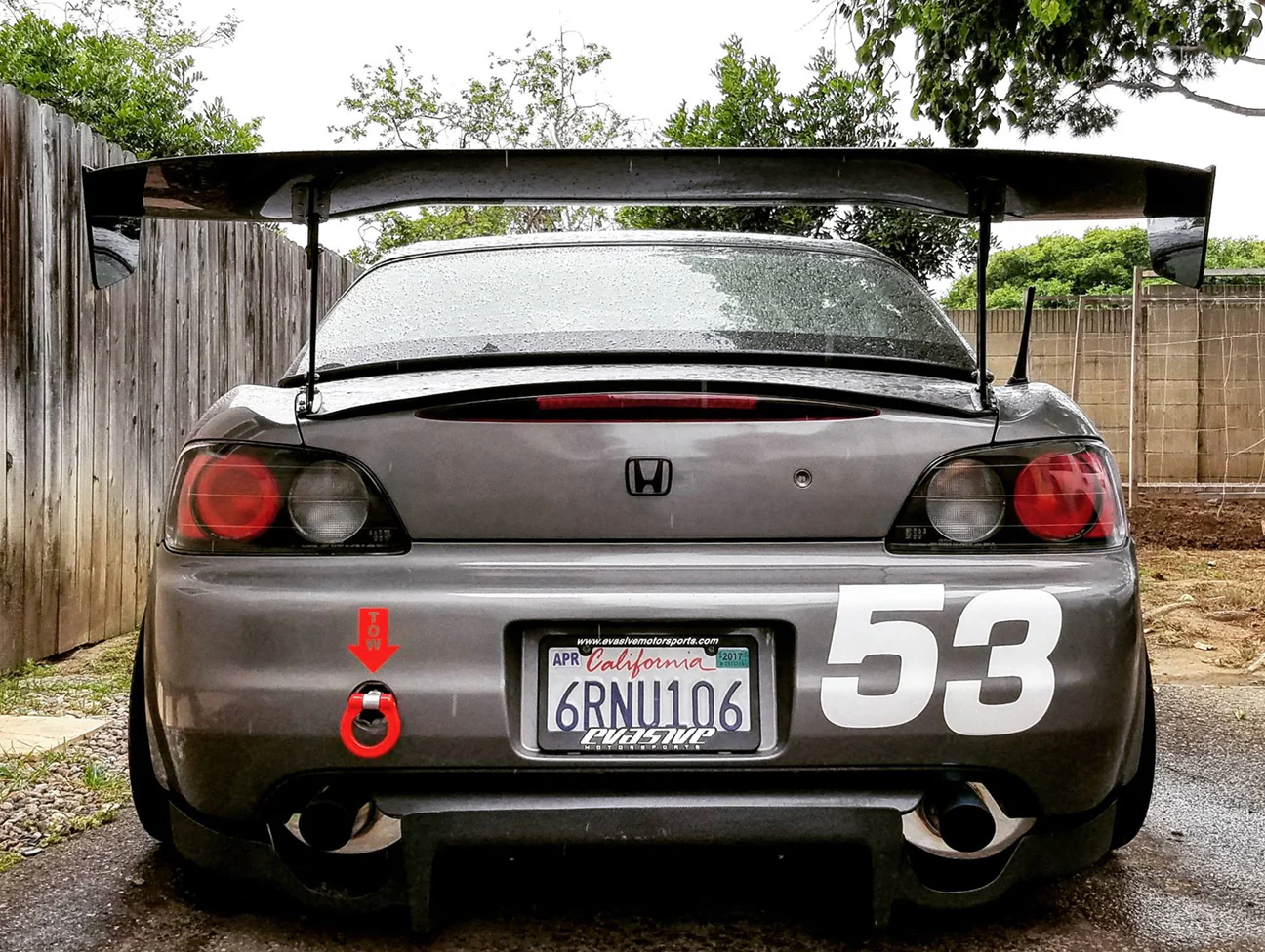 Voltex 1700mm GT Wing Type-2 1700mm - 00-09 S2000 - Image 10