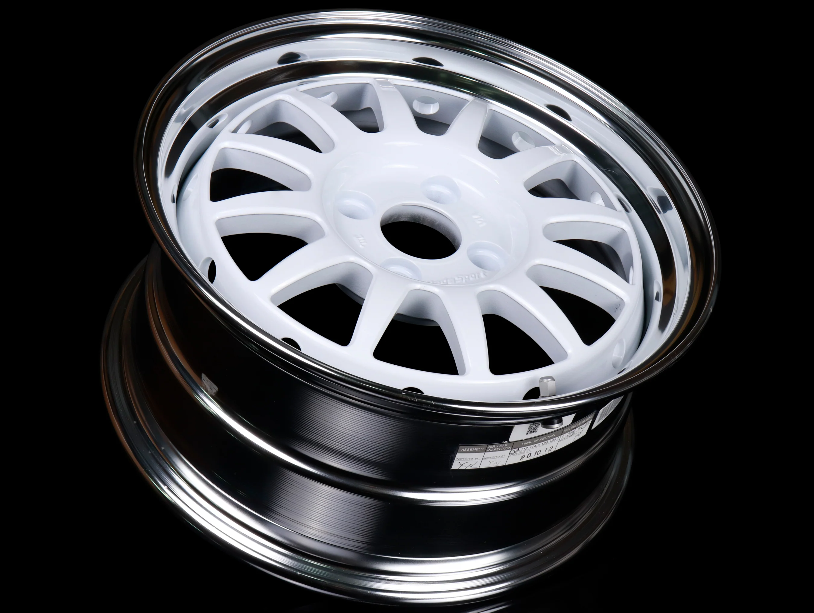 Weds Sport Racing 2P - 15x7 / 4x100 / +35 - White - Image 3