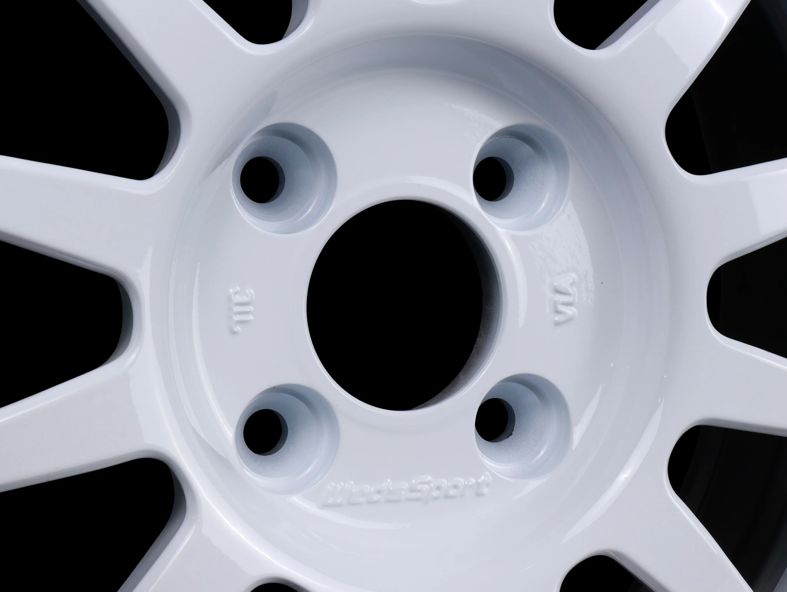 Weds Sport Racing 2P - 15x7 / 4x100 / +35 - White - Image 4