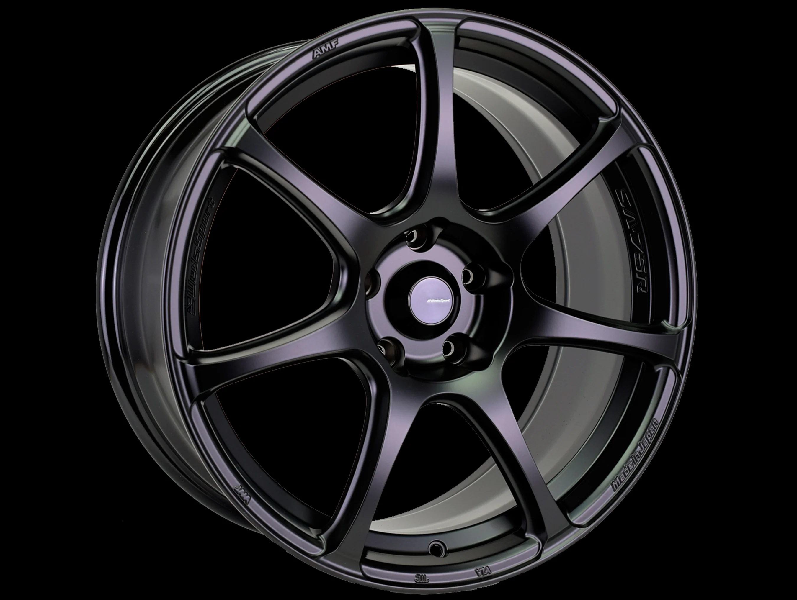 Weds Sport SA-75R - 18x8.5 / 5x114.3 / +35 - Matte Black - Image 3