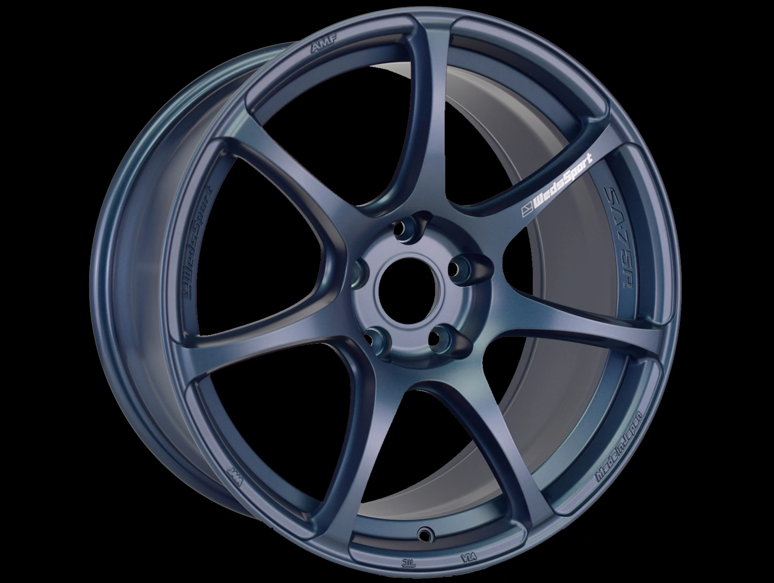 Weds Sport SA-75R - 18x9.5 / 5x114.3 / +39 - Matte Blue - Image 3