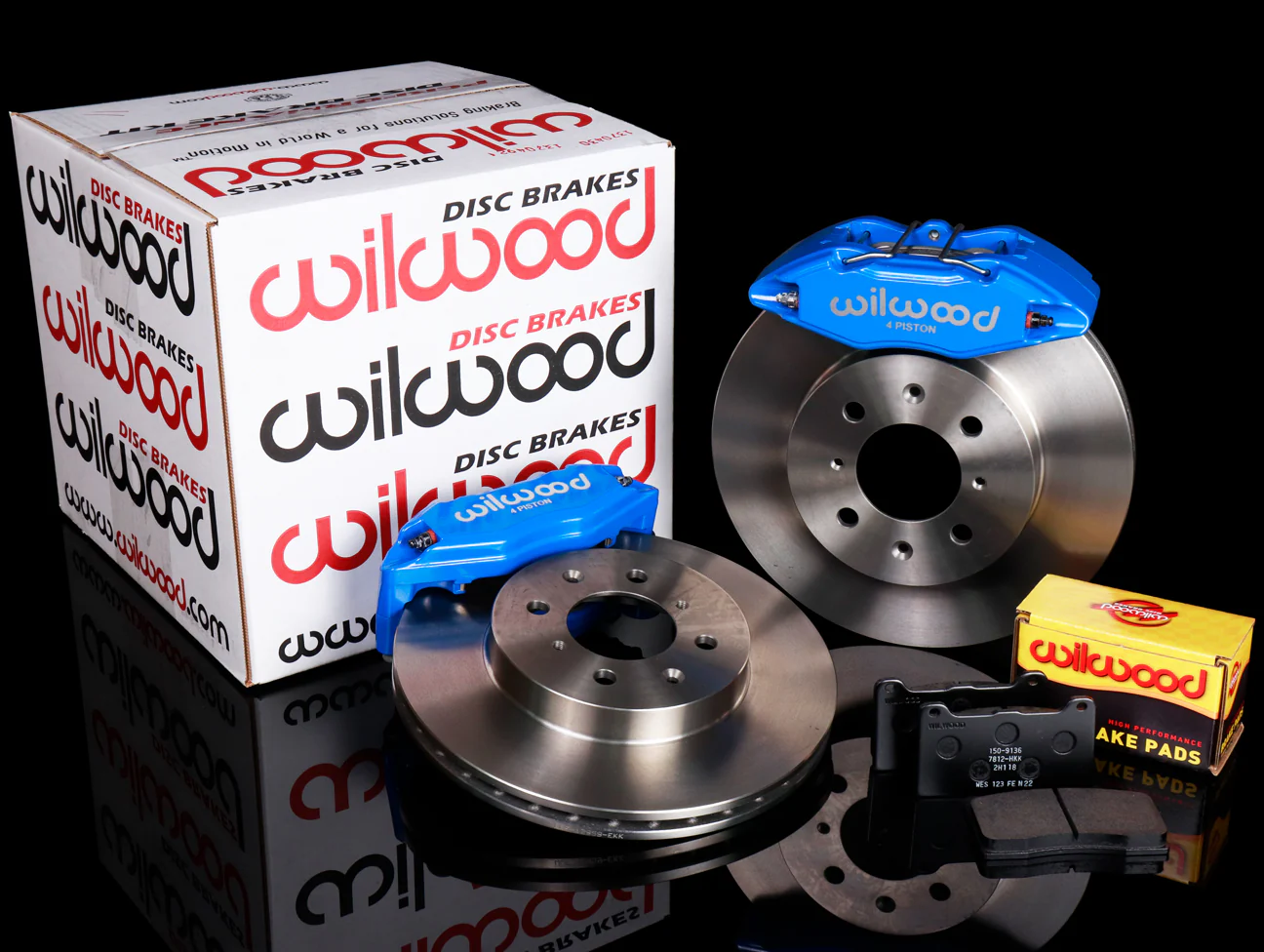 Wilwood DPHA Front Caliper & Rotor Brake Kit - Competition Blue - Image 2