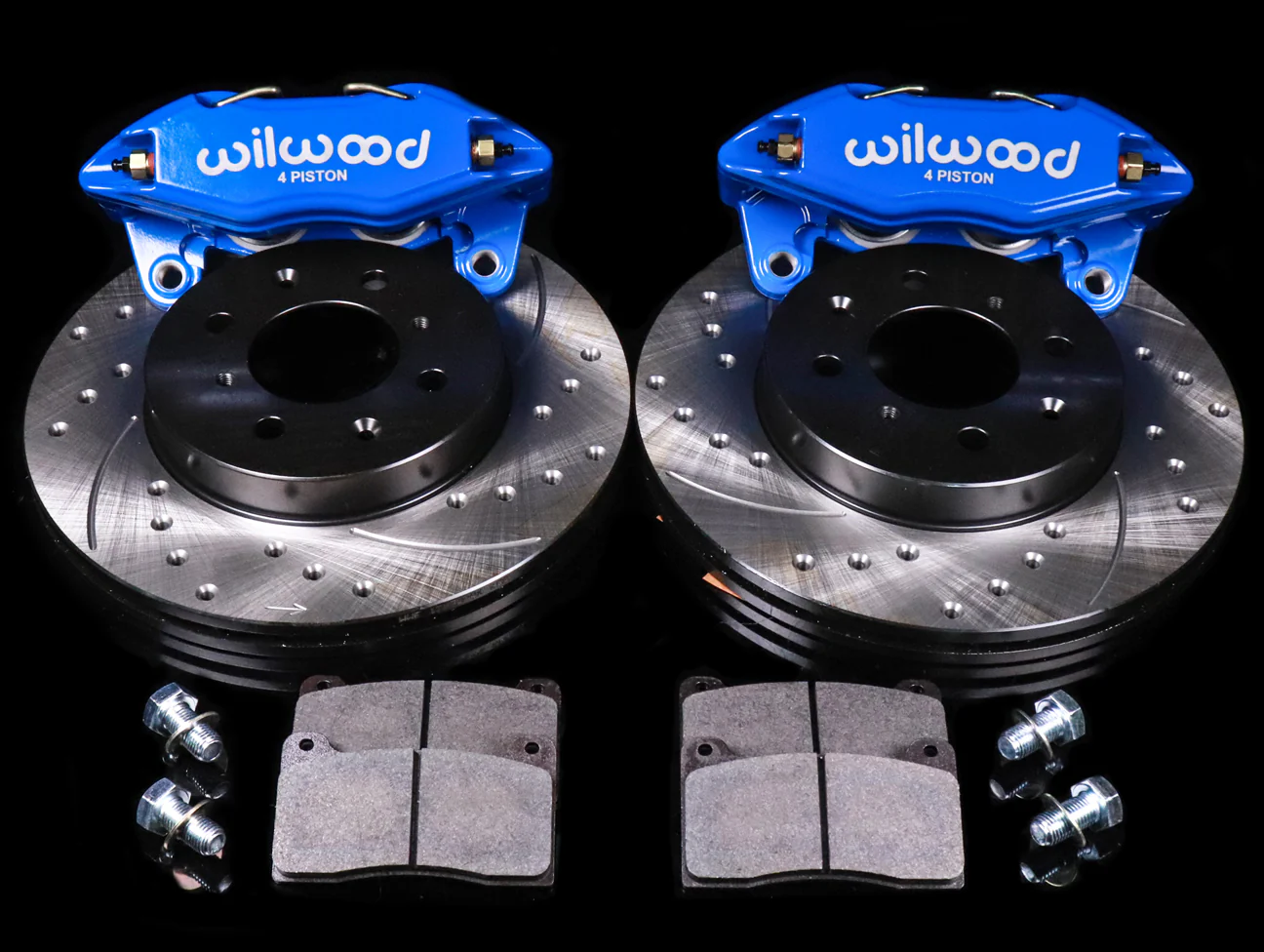 Wilwood DPHA Front Caliper & Rotor Brake Kit - Competition Blue - Image 3