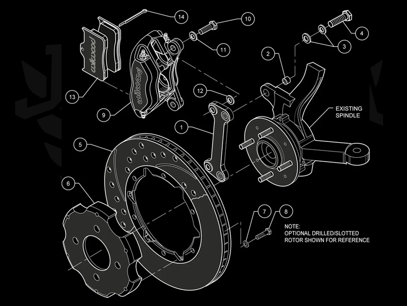 Wilwood Dynalite 12.19" Front Big Brake Kit - 04-05 Civic Si / 02-06 RSX - Image 20