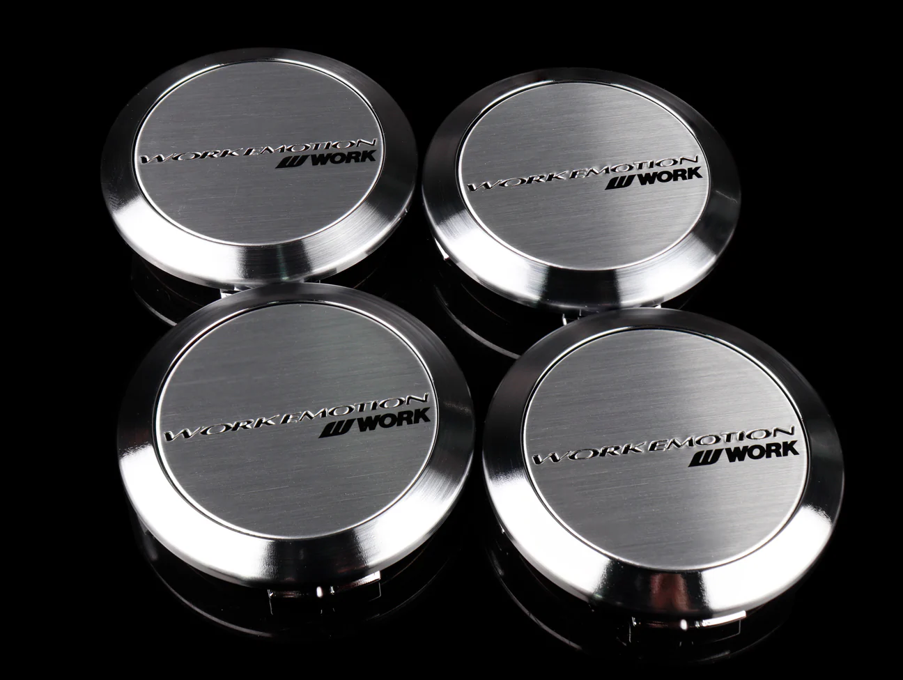 WORK Emotion Flat Type Center Cap - Silver - Image 3