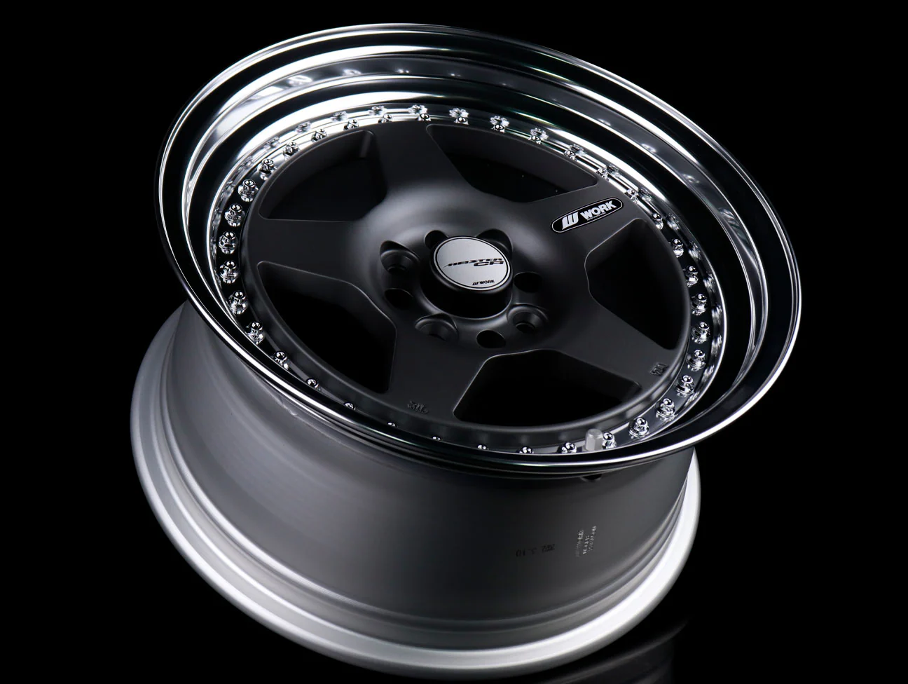 Work Meister CR 01 3-Piece 16" Wheels - Gunmetal - Image 2