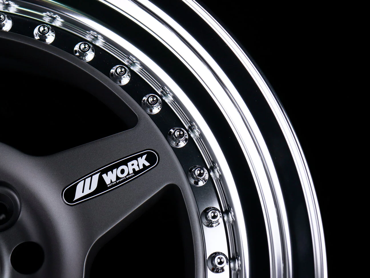 Work Meister CR 01 3-Piece 16" Wheels - Gunmetal - Image 5