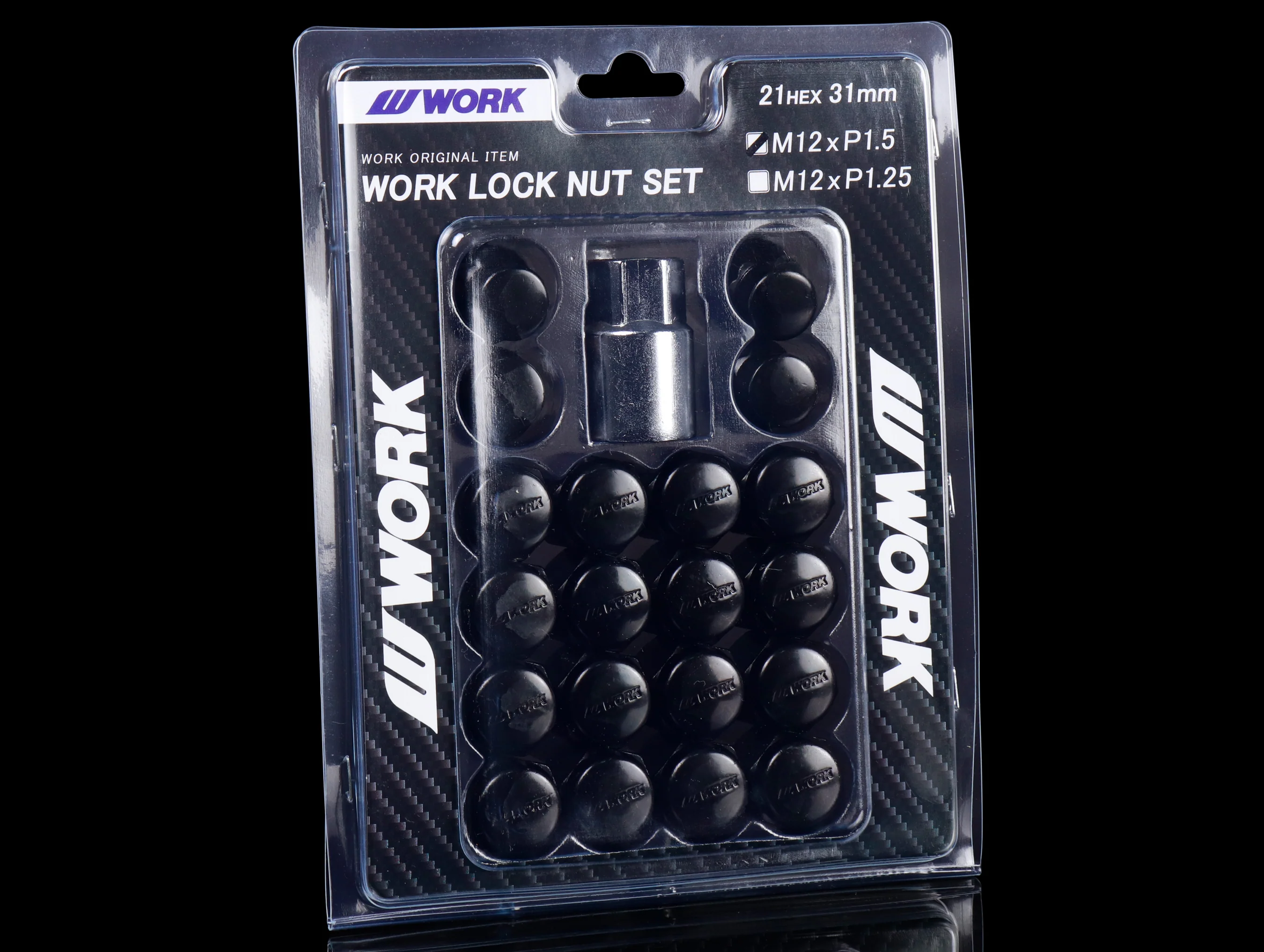 Work Wheel Lock Nut Set - 12x1.5 / 1.25 - Image 2