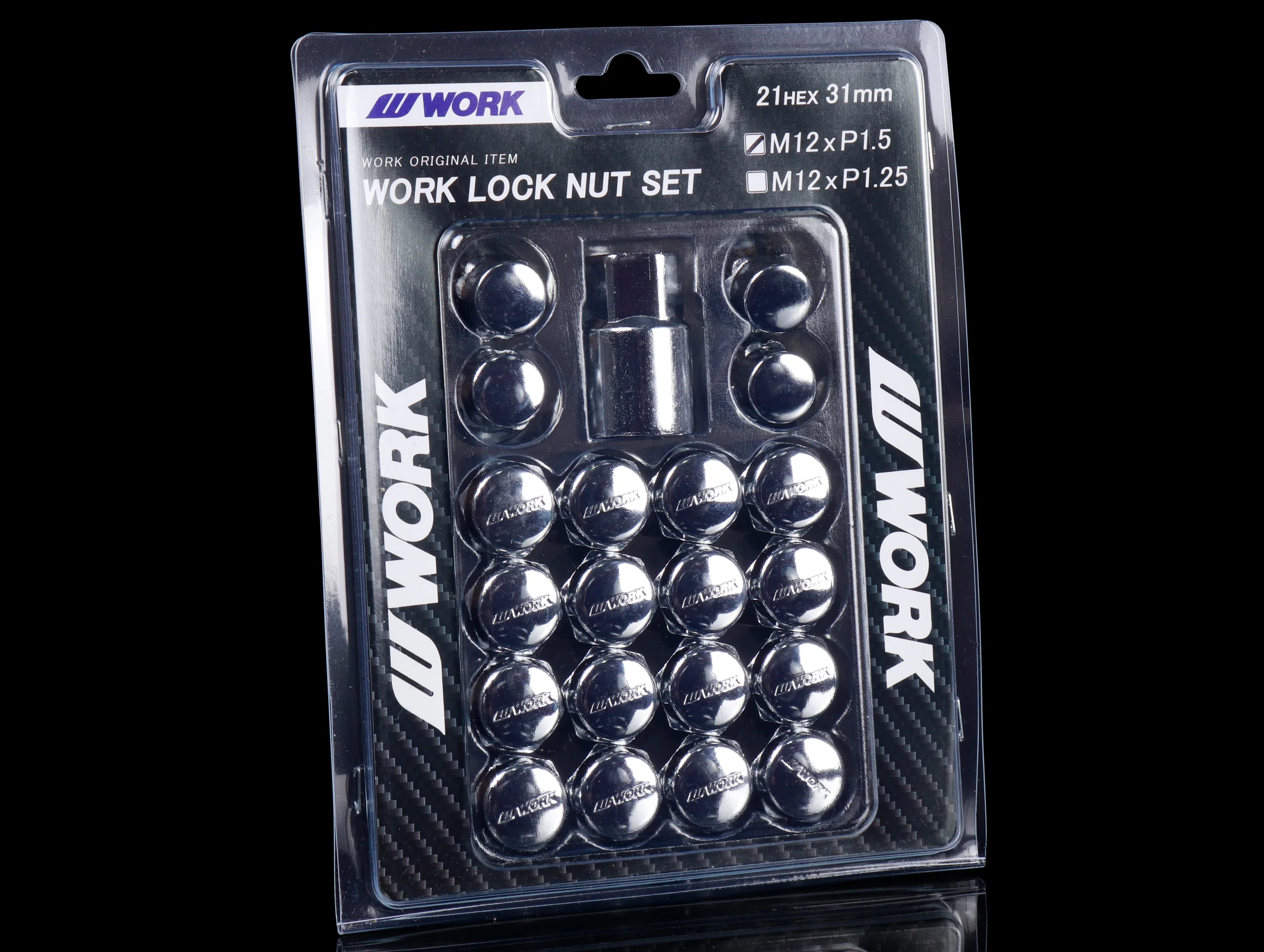 Work Wheel Lock Nut Set - 12x1.5 / 1.25 - Image 3