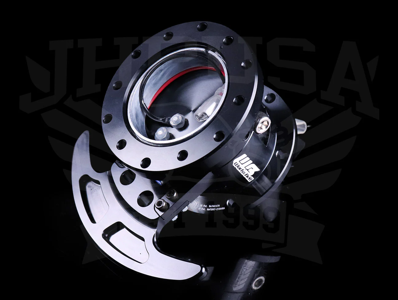 Works Bell Rapfix GTC Hybrid Black Pop-up Steering System - Image 2