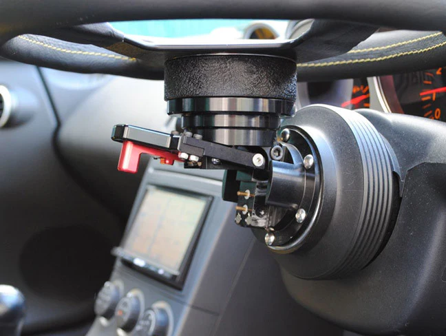 Works Bell Rapfix GTC Pop-up Steering System - Silver - Image 6